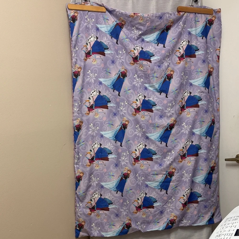 Handmade Frozen Anna Elsa Olaf  Toddler Bedding Quilt Throw Blanket